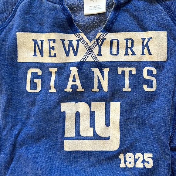 NFL team apparel girls sweatshirt NY Giants medium 7/8 - Picture 3 of 4